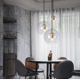 Зображення Підвісний світильник з прозорим подвійним плафоном ИМ Light-Deco 8 