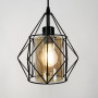 Зображення Підвіс у чорному корпусі із янтарним плафоном ИМ Light-Deco 1 