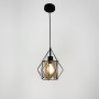 Зображення Підвіс у чорному корпусі із янтарним плафоном ИМ Light-Deco 2 