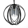 Изображение Підвіс Лофт у чорному корпусі форми плетеної сфери ИМ Light-Deco 5 