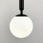 Зображення Підвісний чорний світильник Miira Large з білим матовим плафоном ИМ Light-Deco 
