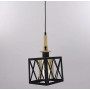 Зображення Підвісний світильник з елементами дерева та метала ИМ Light-Deco 1 