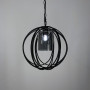 Изображение Підвіс Лофт у чорному корпусі форми плетеної сфери ИМ Light-Deco 3 
