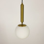 Зображення Підвісний латунний світильник з білим матовим плафоном ИМ Light-Deco 6 