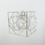 Изображение Підвіс Лофт у білому з позолотою корпусі форми куба ИМ Light-Deco 1 