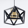Изображение Світильник лофт у каркасі чорного кольору ИМ Light-Deco 1 