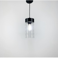 Люстра підвісна Light House LNF-17464/1P BK+CL чорна, колір плафона прозорий 