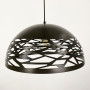 Изображение Світильник Лофт із коричневим різьбленим плафоном Ø 40 см ИМ Light-Deco 3 