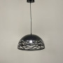 Изображение Світильник Лофт із коричневим різьбленим плафоном Ø 40 см ИМ Light-Deco 1 
