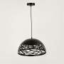 Изображение Світильник Лофт із коричневим різьбленим плафоном Ø 40 см ИМ Light-Deco 