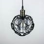 Зображення Підвіс в стилі Лофт у чорному круглому корпусі ИМ Light-Deco 4 