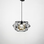 Изображение Люстра в чорному корпусі з плафоном янтар або графіт ИМ Light-Deco 