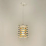 Изображение Підвіс в стилі LOFT у білому корпусі із янтарним плафоном ИМ Light-Deco 