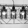 Изображение Світильник Лофт у чорному корпусі на 3 графітових плафони ИМ Light-Deco 3 