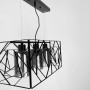 Изображение Світильник Лофт у чорному корпусі на 3 графітових плафони ИМ Light-Deco 1 