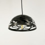 Изображение Світильник Лофт із коричневим різьбленим плафоном Ø 20 см ИМ Light-Deco 1 