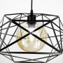 Зображення Люстра в чорному корпусі з плафоном янтар або графіт ИМ Light-Deco 3 