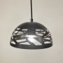 Изображение Світильник Лофт із коричневим різьбленим плафоном Ø 20 см ИМ Light-Deco 3 