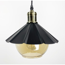 Підвісний світильник в стилі LOFT з янтарним плафоном Light House LNF-1278_1992