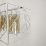 Изображение Світильник Лофт у білому корпусі на 3 янтарних плафони ИМ Light-Deco 3 