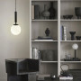 Зображення Підвісний чорний світильник з білим плафоном ИМ Light-Deco 4 
