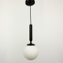 Зображення Підвісний чорний світильник з білим плафоном ИМ Light-Deco 