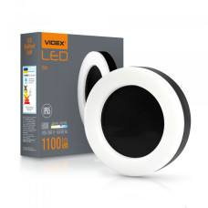 Світильник точковий світлодіодний LED круглий ART IP65 VIDEX 15W 5000K Black чорний