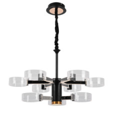 Люстра светодиодная акриловая Sirius N 3705-6 3 BLACK GD 98W Люстра светодиодная акриловая Sirius N 3705-6 3 BLACK GD 98W