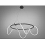 Зображення Підвісна люстра Diasha Ropelight чорний хром 48W LED мотузка ИМ Light-Deco 