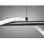Зображення Підвісна LED люстра Ropelight чорний хром 20W тепле світло 3200K регульований підвіс ИМ Light-Deco 2 