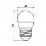 Зображення Свiтлодiодна лампа Biom BT-564 G45 7W E27 4500К матова ИМ Light-Deco 2 