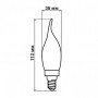 Изображение Світлодіодна лампа Biom FL-315 C35 LT 4W E14 2800K ИМ Light-Deco 5 