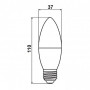Изображение Свiтлодiодна лампа Biom BT-567 C37 7W E27 3000К матова ИМ Light-Deco 3 