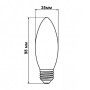 Изображение Свiтлодiодна лампа Biom FL-305 C37 4W E14 2800K ИМ Light-Deco 5 