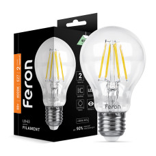 Світлодіодна лампа Feron Filament LB-63 8Вт E27 4000K Світлодіодна лампа Feron Filament LB-63 8Вт E27 4000K