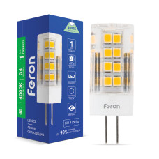 Світлодіодна лампа Feron LB-423 4Вт G4 4000K Світлодіодна лампа Feron LB-423 4Вт G4 4000K
