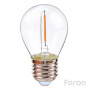 Изображение Світлодіодна лампа Feron Filament LB-61 1Вт E27 2700K прозора ИМ Light-Deco 1 