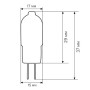 Зображення Світлодіодна лампа Biom G4 2W 2835 PC 3000K AC220 ИМ Light-Deco 3 