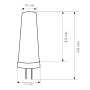Зображення Світлодіодна лампа Biom G4-5W-2508-4500K AC220 ИМ Light-Deco 4 