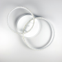 Зображення LED люстра на 2 кільця білого кольору з фурнітурою хром ИМ Light-Deco 