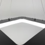 Изображение LED світильник підвісний квадрат Solvent в чорному корпусі ИМ Light-Deco 2 