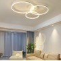 Зображення Стельова LED люстра в білому кольорі на 3 кільця ИМ Light-Deco 7 