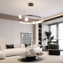 Изображение Чорна LED люстра з акриловими кульками у корпусі Ø 80 см ИМ Light-Deco 2 