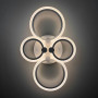 Зображення Світлодіодна біла люстра Senta на 4 кільця 60х38 см ИМ Light-Deco 
