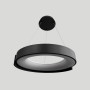 Изображение Підвісна LED-люстра у чорному корпусі на три режими Ø50 см ИМ Light-Deco 