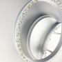 Зображення LED люстра на 2 кільця білого кольору з фурнітурою хром ИМ Light-Deco 1 