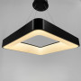 Изображение LED світильник підвісний квадрат Solvent в чорному корпусі ИМ Light-Deco 3 