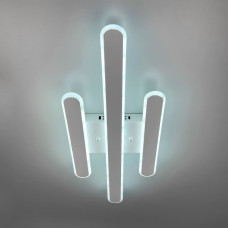 Стельова LED люстра в білому корпусі 62х25х6 см