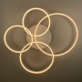 Зображення Сучасний LED світильник на 4 кільця у білому корпусі ИМ Light-Deco 3 