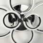 Зображення Світлодіодна люстра Senta на 6 кілець в срібному корпусі ИМ Light-Deco 2 